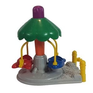 2003 Fisher Price Little People Carousel Carnival Ride Amusement Park Airplane
